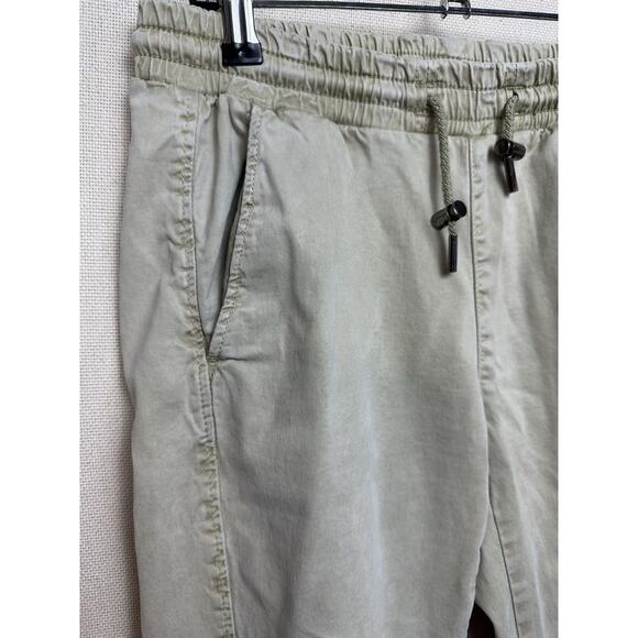 ZARA X-Small Beige Drawstring Joggers Sweatpants Pants Sports Athleisure - Picture 6 of 13